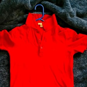 Burberry Red XS Polo Short Sleeve Shirt